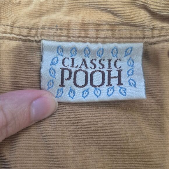 Disney Classic Pooh Vintage Cotton Button Down Shirt Embroidered No Size - Picture 3 of 5